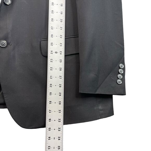 Saddlebred Sport Coat Gray Men Size 48 L Motion Stretch - Picture 9 of 11